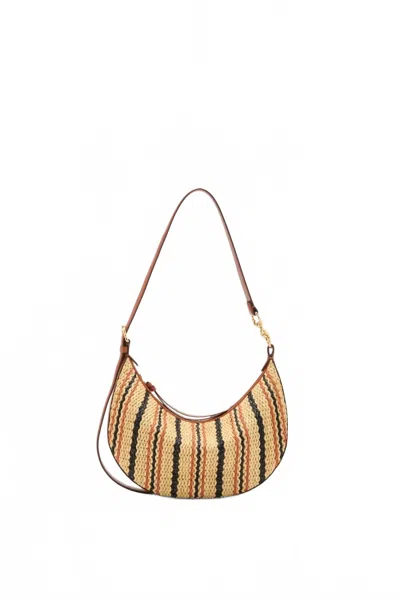 Ulla Johnson Twyla Small Hobo Bag In Desert Stripe In Multi