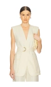 Ulla Johnson Twyla Vest In Cowrie