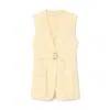 Ulla Johnson Twyla Vest In Cowrie
