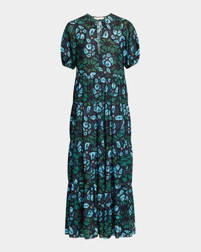 ULLA JOHNSON URCHIN NEERA TIERED MAXI DRESS