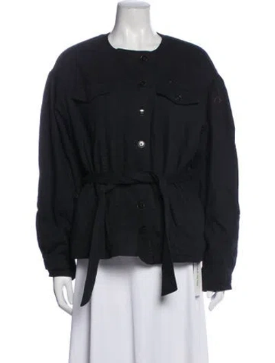Pre-owned Ulla Johnson Utility Jacket In Black