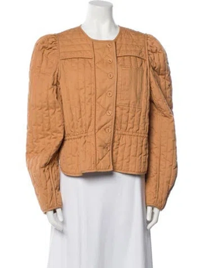 Pre-owned Ulla Johnson Utility Jacket In Brown