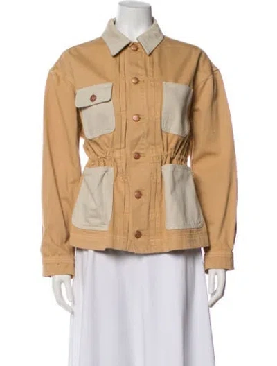 Pre-owned Ulla Johnson Utility Jacket In Neutral