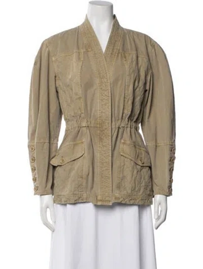 Pre-owned Ulla Johnson Utility Jacket In Neutral