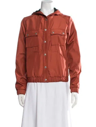 Pre-owned Ulla Johnson Utility Jacket In Red