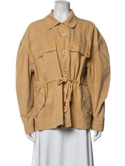 Pre-owned Ulla Johnson Utility Jacket In Yellow