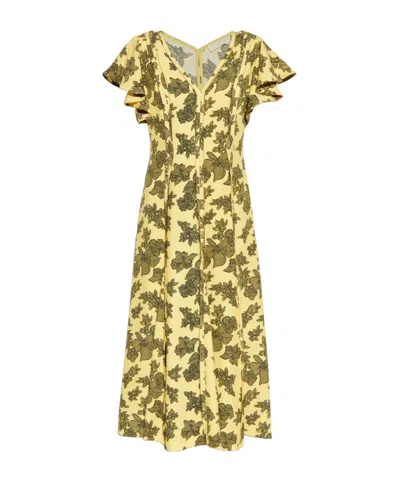 ULLA JOHNSON EVETTE MAXI DRESS