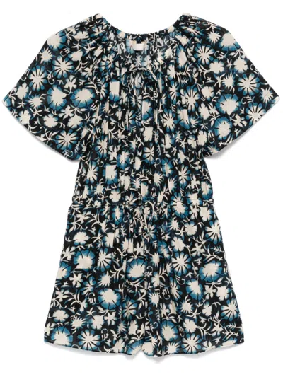 Ulla Johnson Valeria Playsuit In Blue