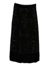 Ulla Johnson Valleta Patterned Skirt In Black