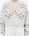 Ulla Johnson Vanessa Pullover In Melange Grey In Gray