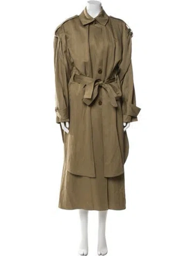 Pre-owned Ulla Johnson Vedi Trench Coat In Neutral