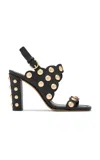 Ulla Johnson Vendome Studded Leather Sandals In Black