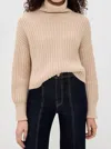 Ulla Johnson Veron Alpaca Knit Turtleneck Pullover Dune In Multi