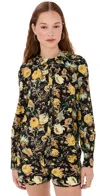 Ulla Johnson Veron Blouse Baroque In Baroque