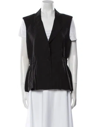 Pre-owned Ulla Johnson Vest In Black