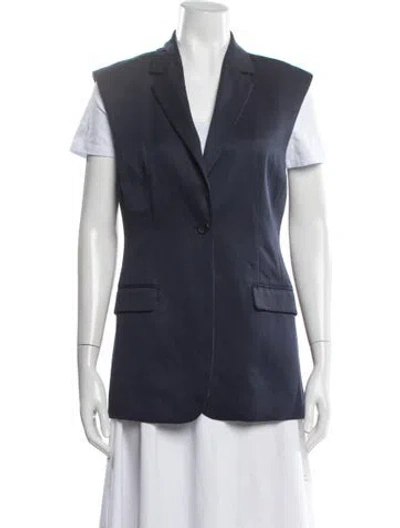 Pre-owned Ulla Johnson Vest In Blue