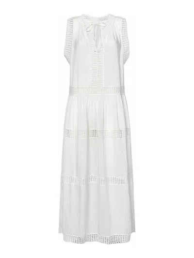 ULLA JOHNSON VESTIDO LARGO - BLANCO