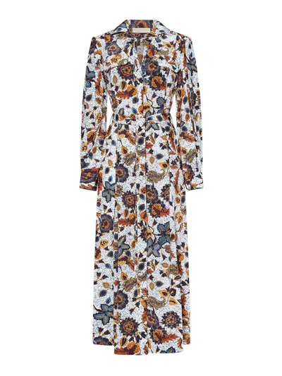 ULLA JOHNSON GISELLE MIDI SHIRT DRESS
