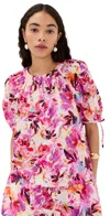 Ulla Johnson Vienne Blouse In Azalea In Pink