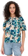 Ulla Johnson Vienne Blouse Delphinium