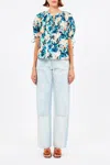 Ulla Johnson Vienne Blouse In Delphinium In Blue