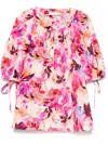 Ulla Johnson Vienne Blouse In Azalea In Pink