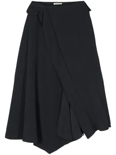 Ulla Johnson Drapierter Violetta Midirock In Blau