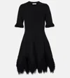 Ulla Johnson Vittoria Fringe Dress In Black