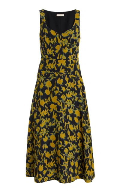 Ulla Johnson Vivi Floral Midi Dress In Multi