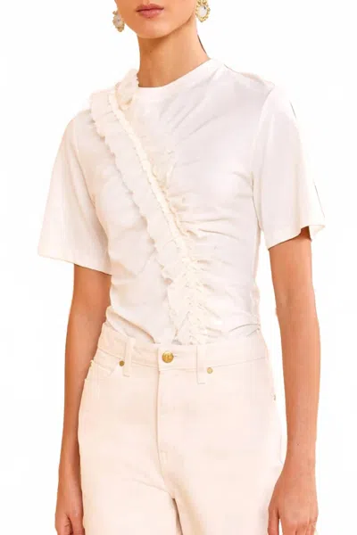 Ulla Johnson Vivi Top In Cowrie In Multi