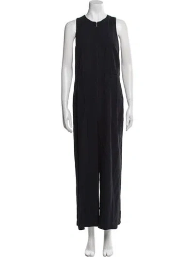 Pre-owned Ulla Johnson V-neck Jumpsuit In Black