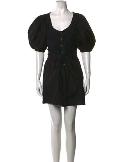 Pre-owned Ulla Johnson V-neck Jumpsuit In Black