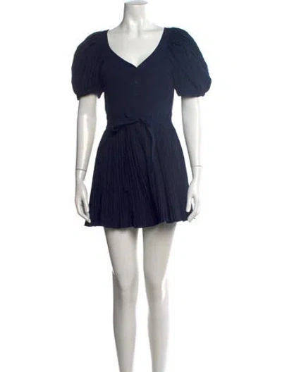 Pre-owned Ulla Johnson V-neck Jumpsuit In Blue