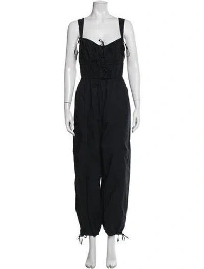 Pre-owned Ulla Johnson V-neck Jumpsuit In Blue