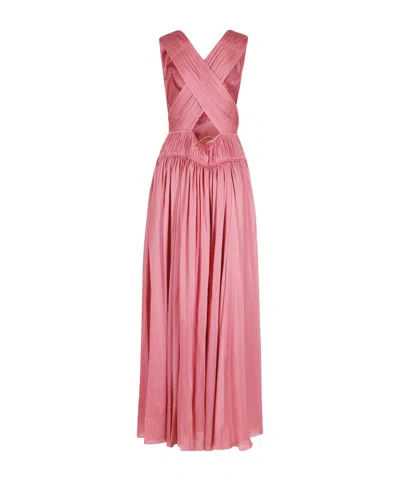 Ulla Johnson V-neck Sleeveless Dress In Pink