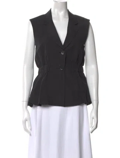 Pre-owned Ulla Johnson V-neck Sleeveless Top In Grey