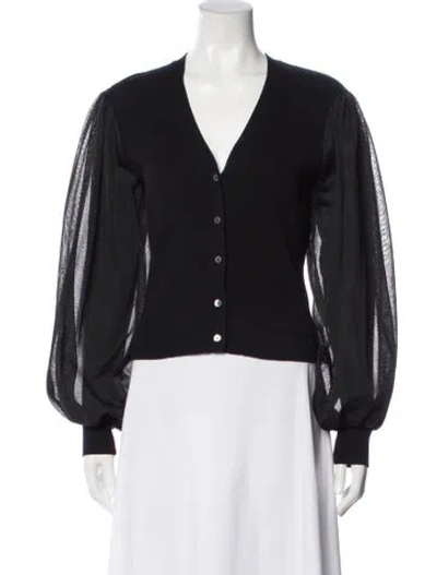 Pre-owned Ulla Johnson V-neck Sweater In Gray