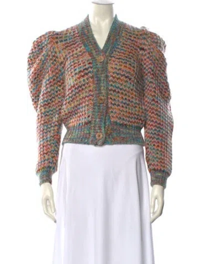 Pre-owned Ulla Johnson V-neck Sweater In Multi