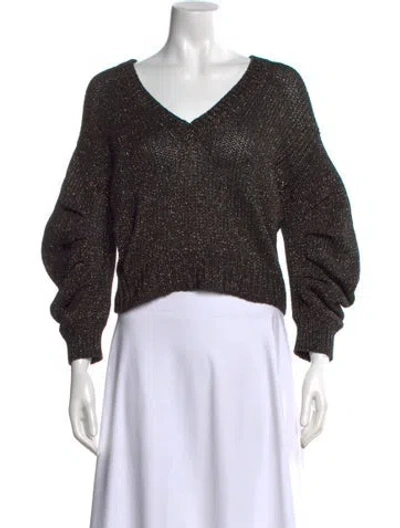 Pre-owned Ulla Johnson V-neck Sweater In Multi