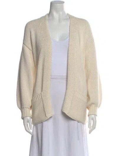 Pre-owned Ulla Johnson V-neck Sweater In Neutral