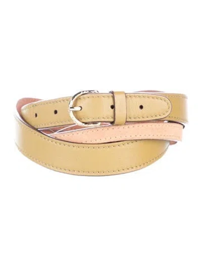 Pre-owned Ulla Johnson Wide Leather Belt In Multi