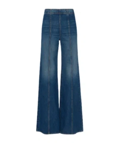Ulla Johnson Wide-leg Jeans In Blue