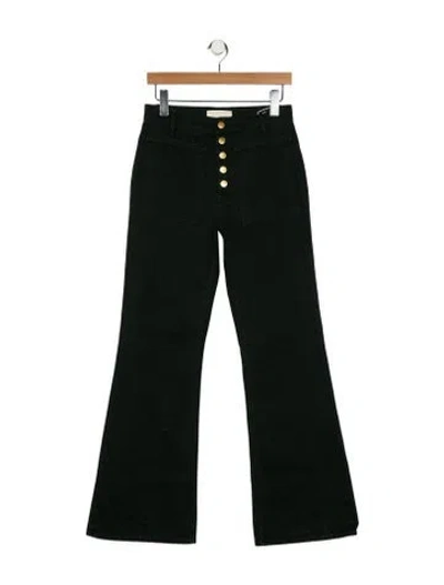 Pre-owned Ulla Johnson Wide Leg Pants In Black