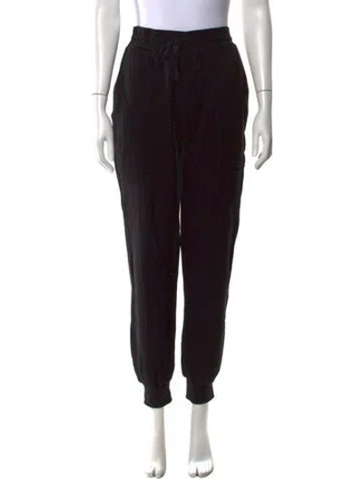 Pre-owned Ulla Johnson Wide Leg Pants In Black