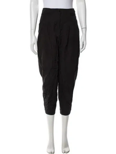 Pre-owned Ulla Johnson Wide Leg Pants In Black