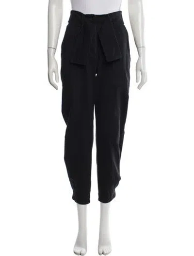 Pre-owned Ulla Johnson Wide Leg Pants In Black