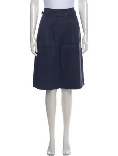 Pre-owned Ulla Johnson Wide Leg Pants In Blue