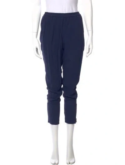 Pre-owned Ulla Johnson Wide Leg Pants In Blue