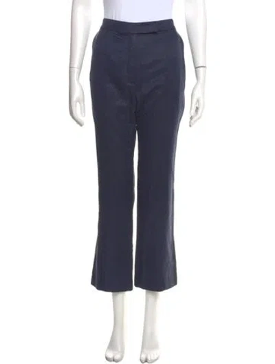Pre-owned Ulla Johnson Wide Leg Pants In Blue