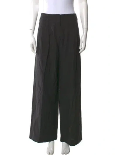 Pre-owned Ulla Johnson Wide Leg Pants In Blue